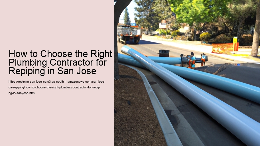 How to Choose the Right Plumbing Contractor for Repiping in San Jose